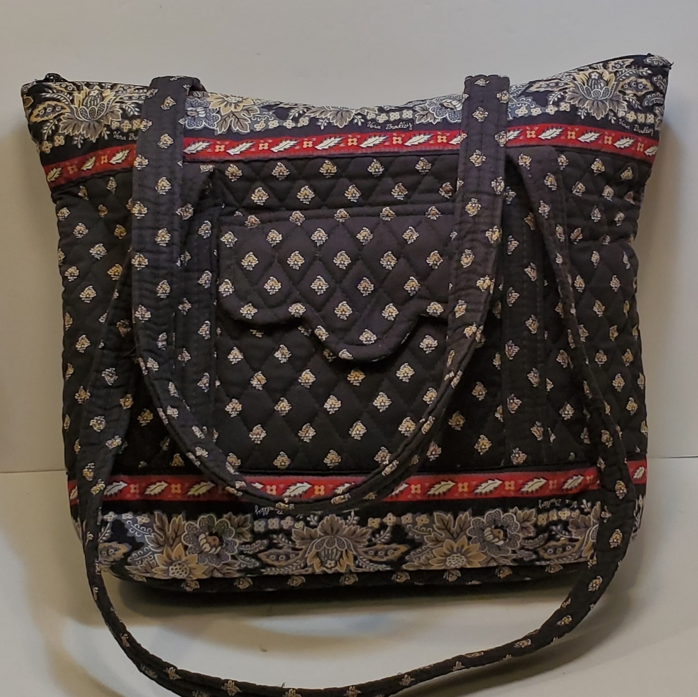 Vera Bradley Tote Classic Black - Picture 2 of 2